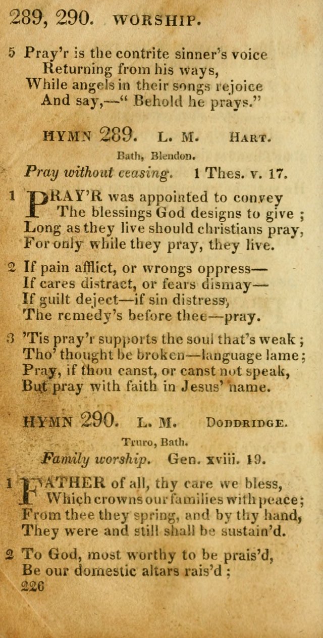 Village hymns for social worship, selected and original: designed as a supplement to Dr. Watts