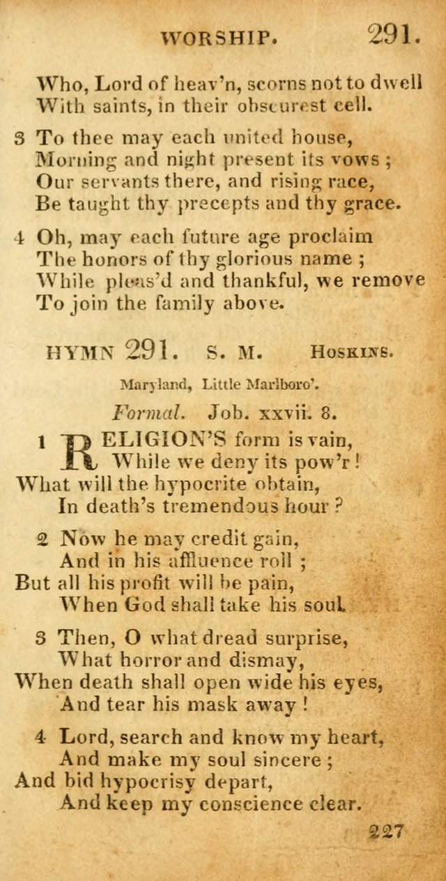 Village hymns for social worship, selected and original: designed as a supplement to Dr. Watts