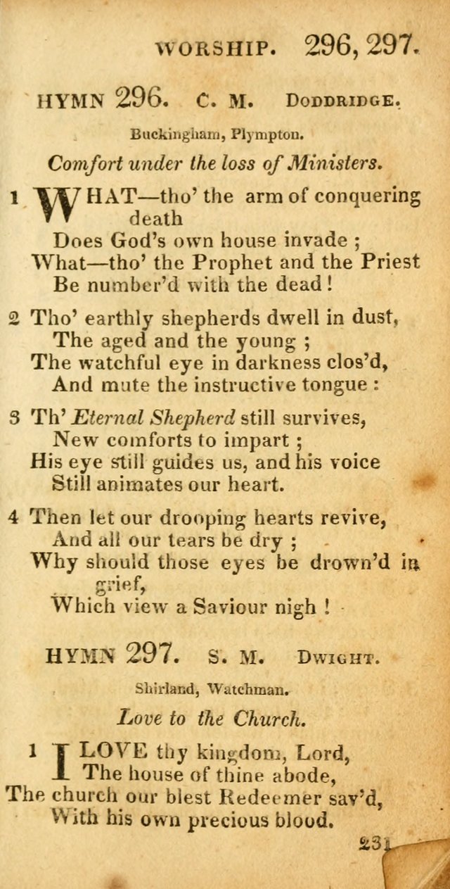 Village hymns for social worship, selected and original: designed as a supplement to Dr. Watts