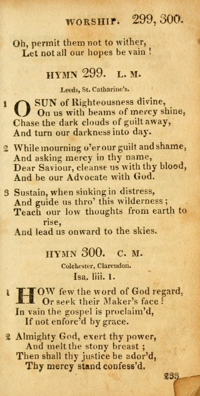 Village hymns for social worship, selected and original: designed as a supplement to Dr. Watts