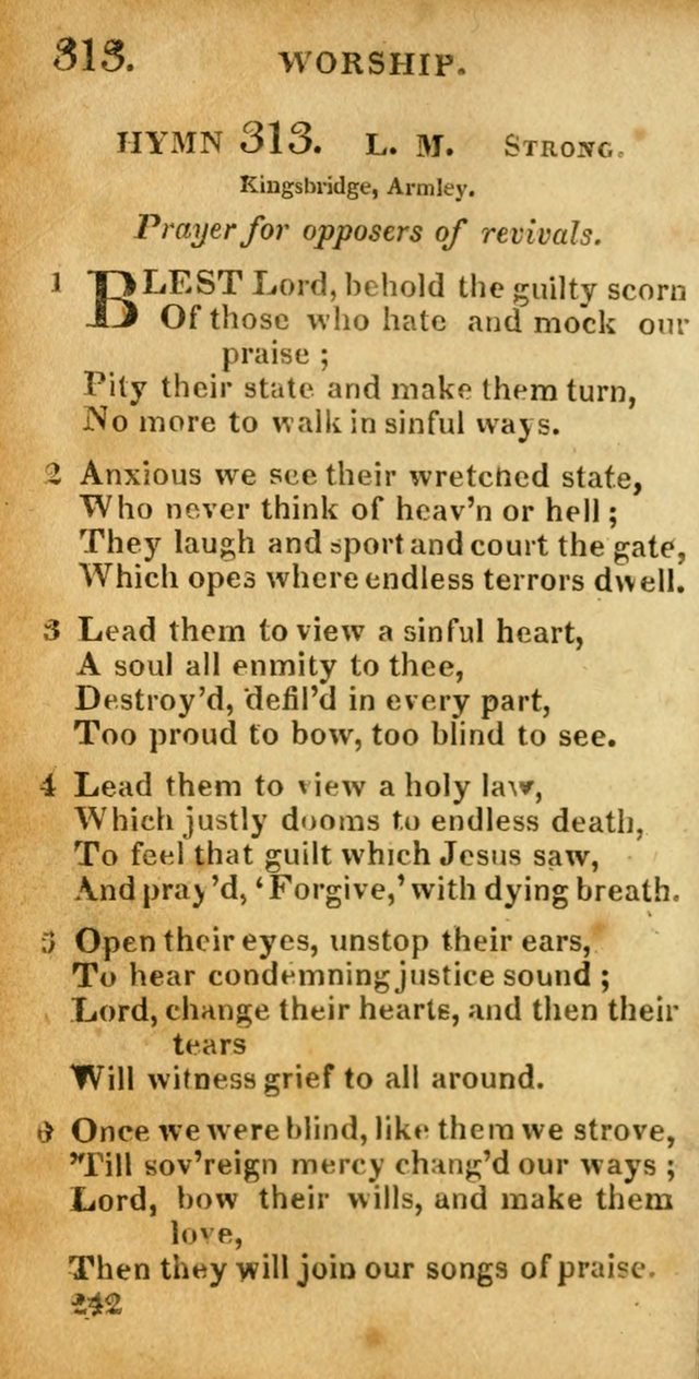 Village hymns for social worship, selected and original: designed as a supplement to Dr. Watts