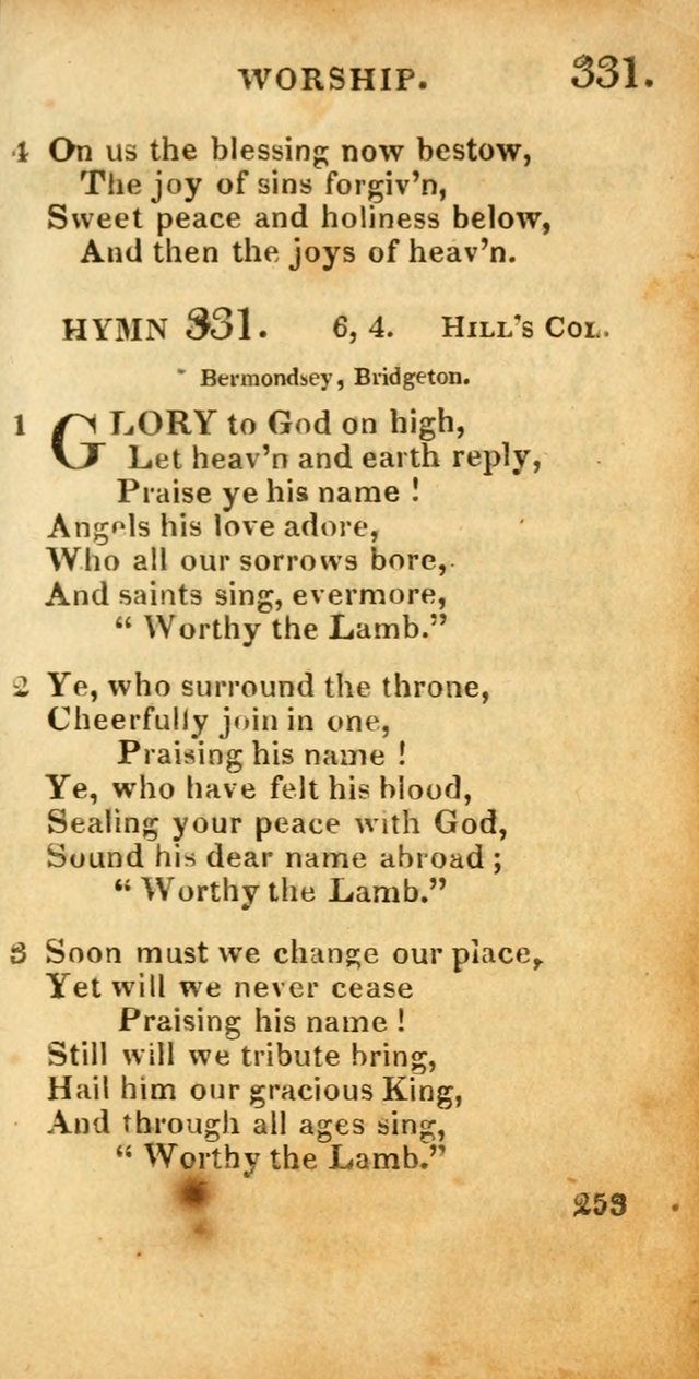 Village hymns for social worship, selected and original: designed as a supplement to Dr. Watts