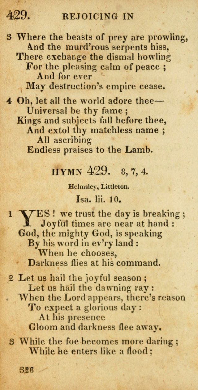 Village hymns for social worship, selected and original: designed as a supplement to Dr. Watts