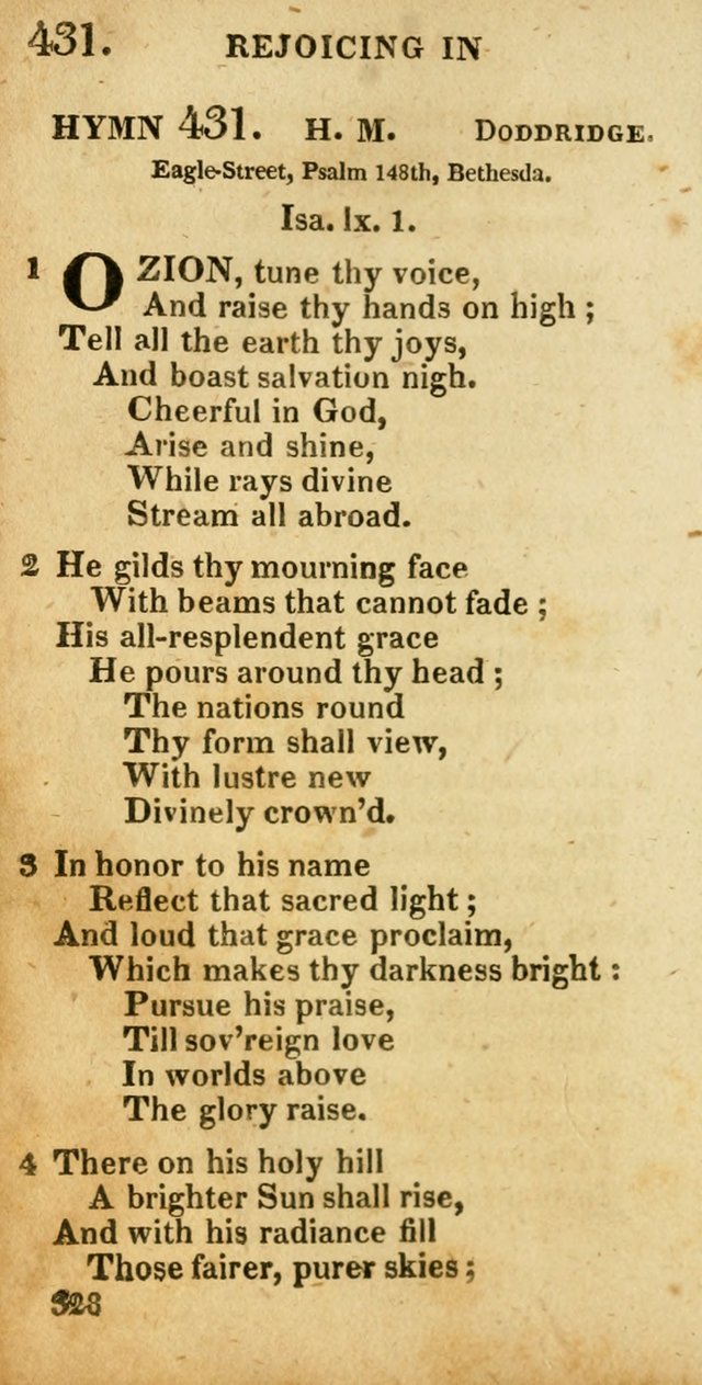 Village hymns for social worship, selected and original: designed as a supplement to Dr. Watts