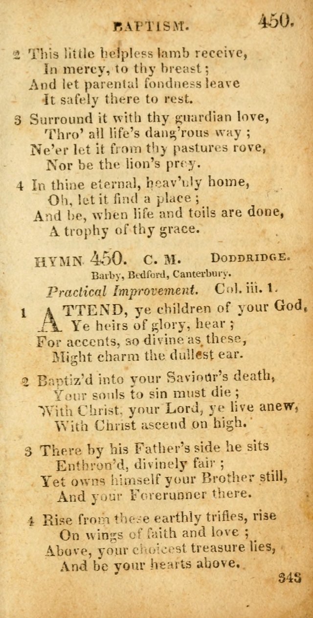 Village hymns for social worship, selected and original: designed as a supplement to Dr. Watts