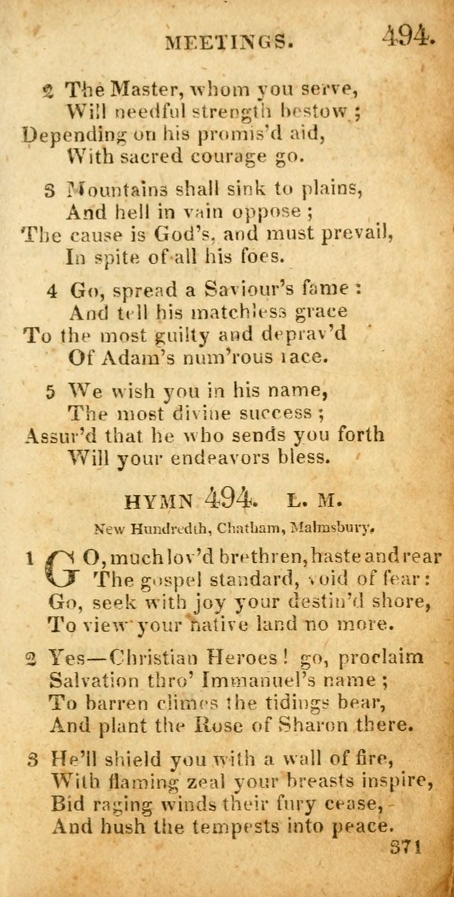 Village hymns for social worship, selected and original: designed as a supplement to Dr. Watts