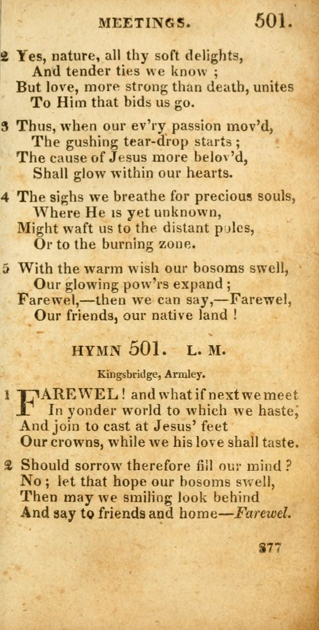 Village hymns for social worship, selected and original: designed as a supplement to Dr. Watts