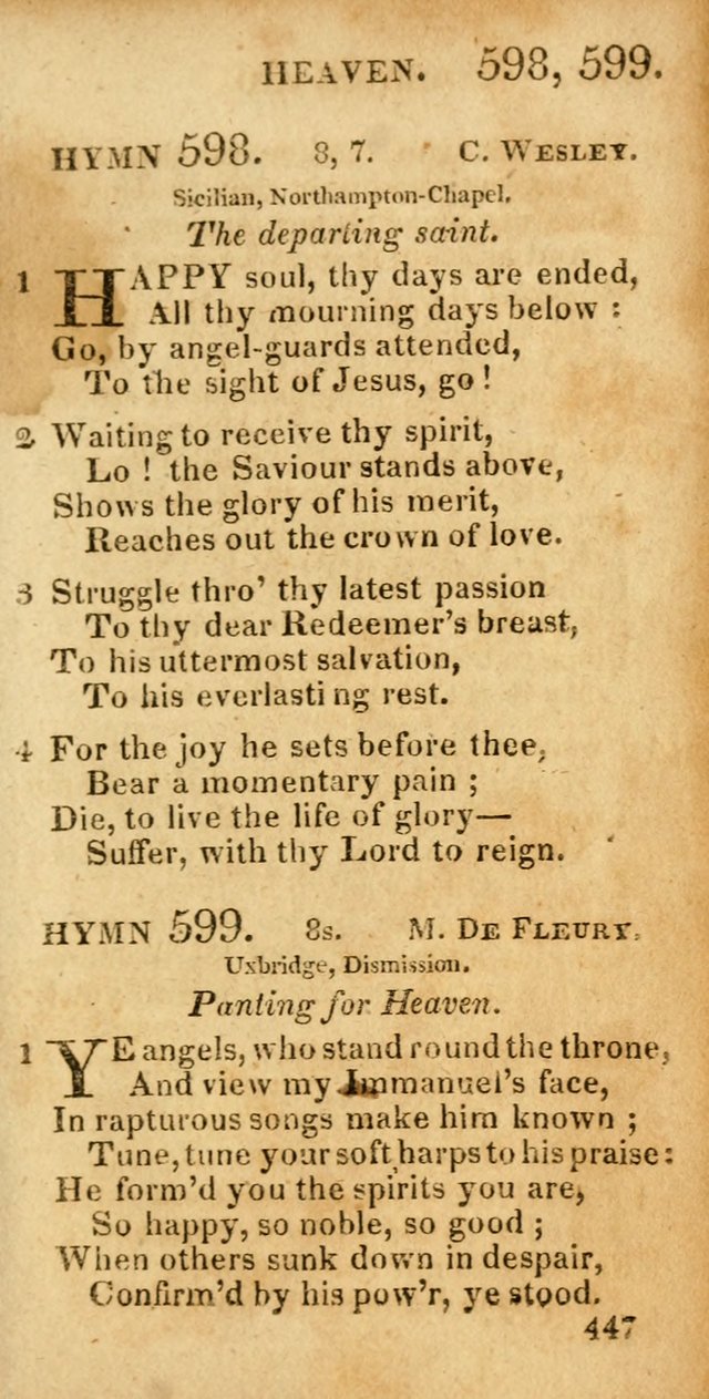 Village hymns for social worship, selected and original: designed as a supplement to Dr. Watts