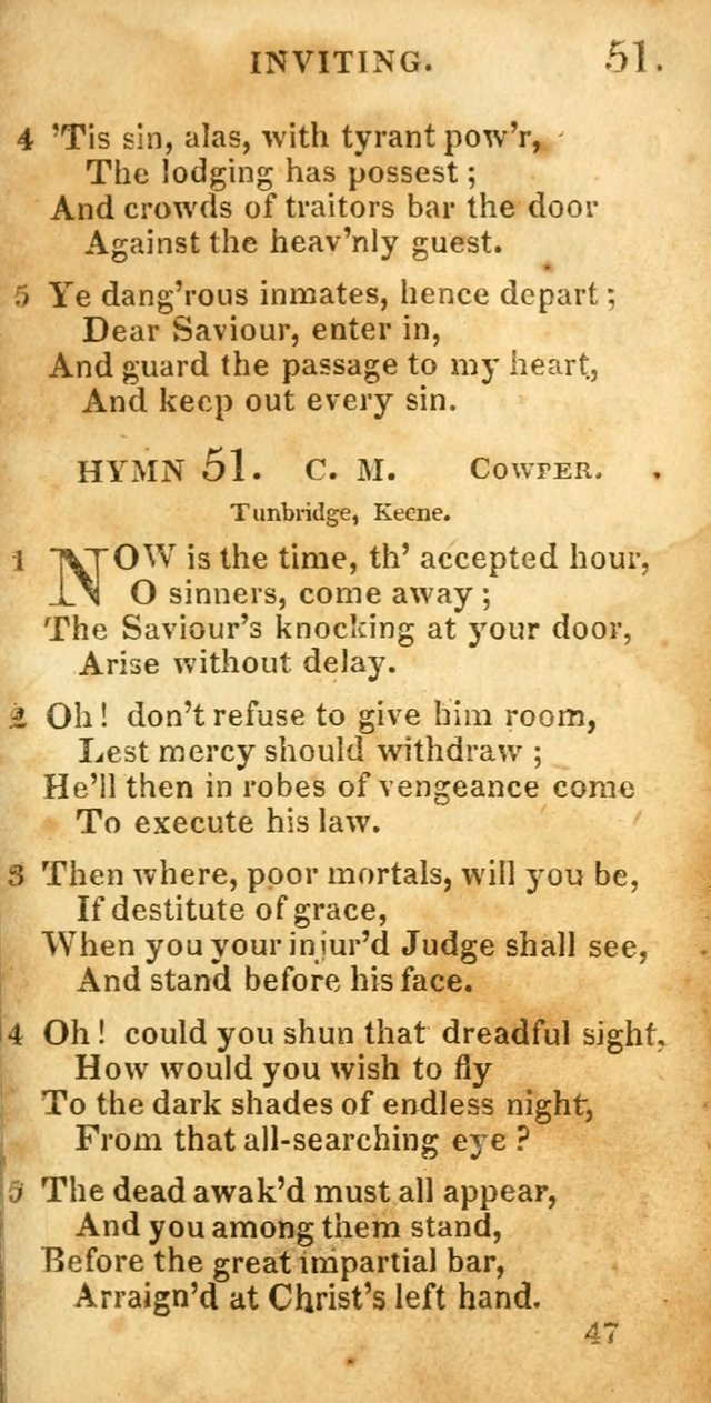 Village hymns for social worship, selected and original: designed as a supplement to Dr. Watts