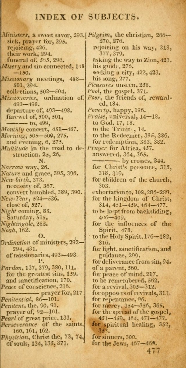 Village hymns for social worship, selected and original: designed as a supplement to Dr. Watts