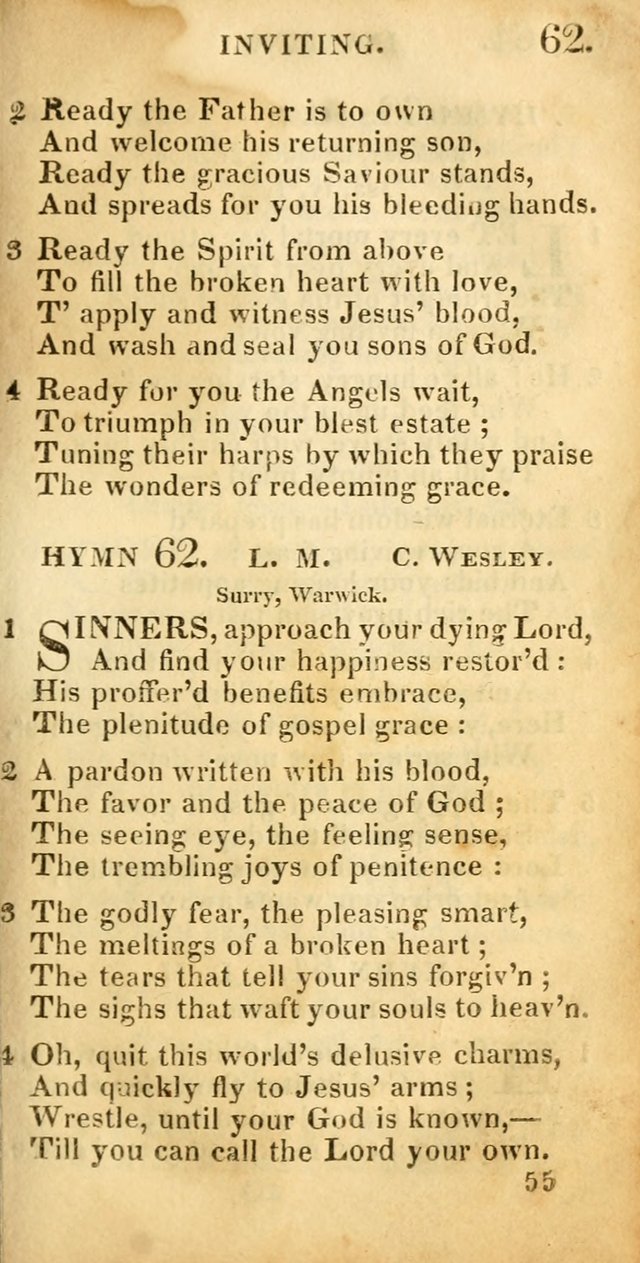 Village hymns for social worship, selected and original: designed as a supplement to Dr. Watts