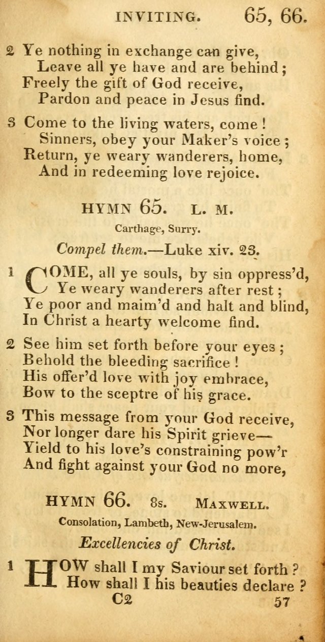 Village hymns for social worship, selected and original: designed as a supplement to Dr. Watts