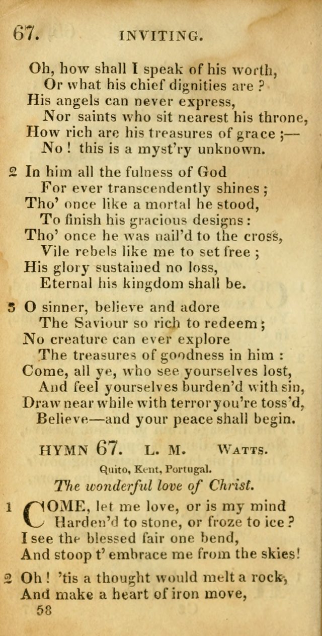 Village hymns for social worship, selected and original: designed as a supplement to Dr. Watts