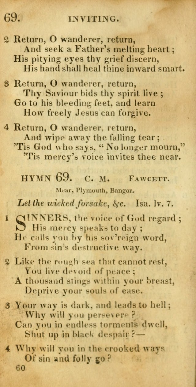 Village hymns for social worship, selected and original: designed as a supplement to Dr. Watts