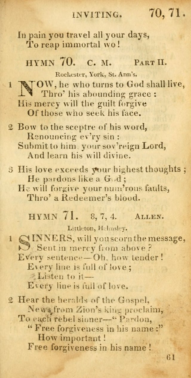 Village hymns for social worship, selected and original: designed as a supplement to Dr. Watts