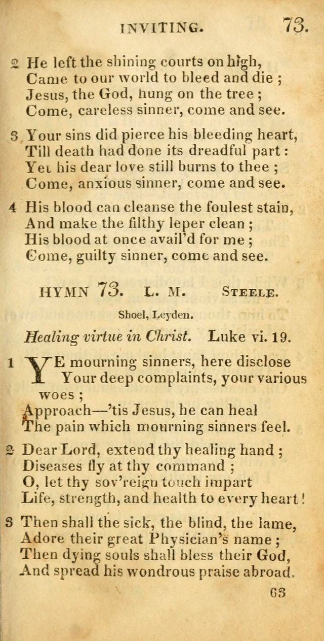 Village hymns for social worship, selected and original: designed as a supplement to Dr. Watts