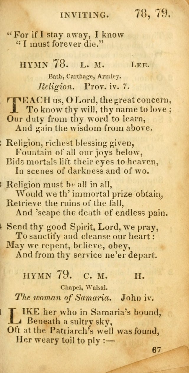 Village hymns for social worship, selected and original: designed as a supplement to Dr. Watts