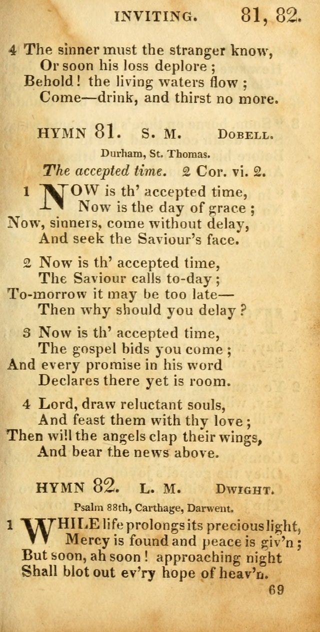 Village hymns for social worship, selected and original: designed as a supplement to Dr. Watts