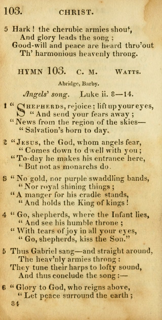 Village hymns for social worship, selected and original: designed as a supplement to Dr. Watts