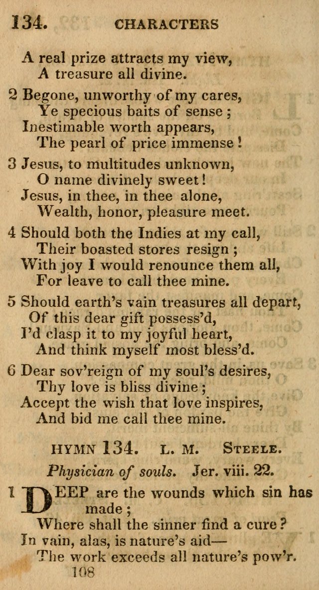 Village Hymns for Social Worship, Selected and Original: designed as a supplement to the Psalms and Hymns of Dr. Watts (6th ed.) page 110