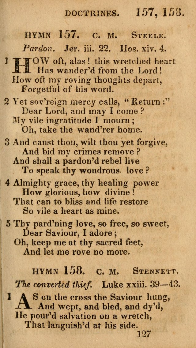 Village Hymns for Social Worship, Selected and Original: designed as a supplement to the Psalms and Hymns of Dr. Watts (6th ed.) page 129