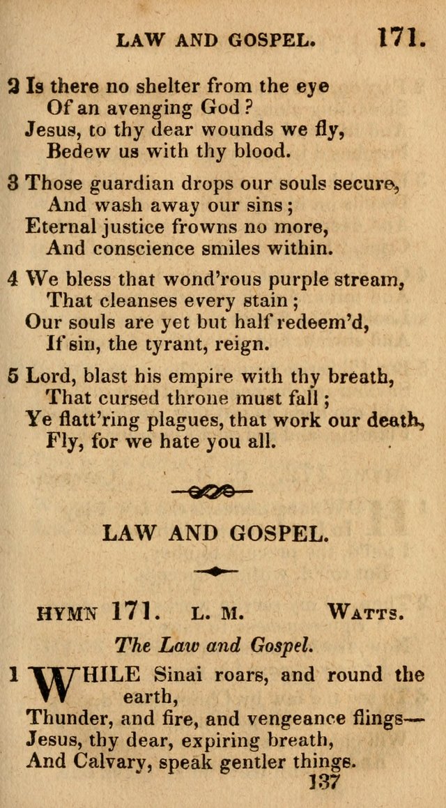 Village Hymns for Social Worship, Selected and Original: designed as a supplement to the Psalms and Hymns of Dr. Watts (6th ed.) page 139