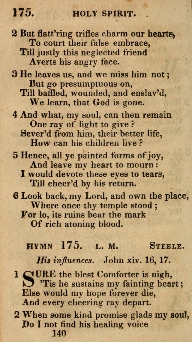 Village Hymns for Social Worship, Selected and Original: designed as a supplement to the Psalms and Hymns of Dr. Watts (6th ed.) page 142