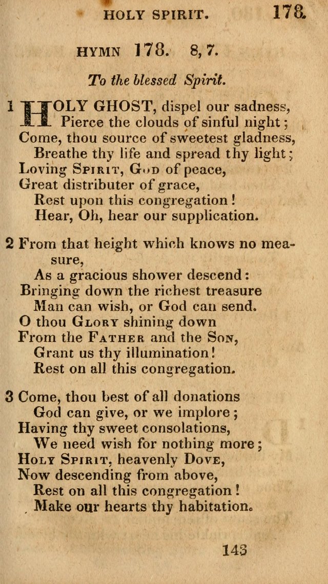 Village Hymns for Social Worship, Selected and Original: designed as a supplement to the Psalms and Hymns of Dr. Watts (6th ed.) page 145