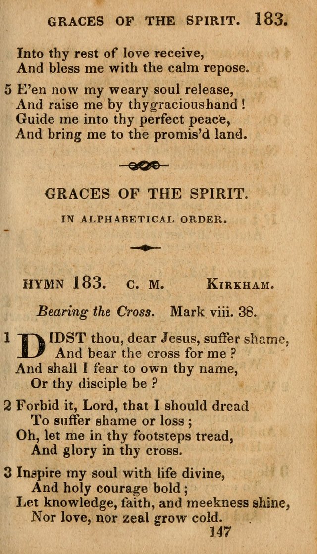 Village Hymns for Social Worship, Selected and Original: designed as a supplement to the Psalms and Hymns of Dr. Watts (6th ed.) page 149