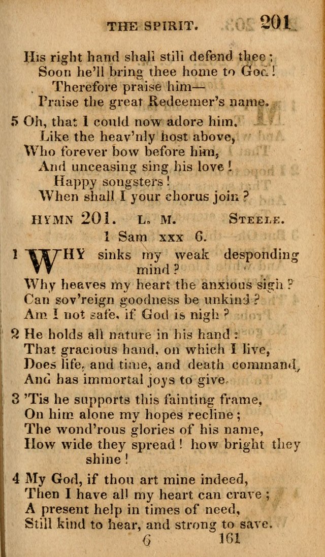 Village Hymns for Social Worship, Selected and Original: designed as a supplement to the Psalms and Hymns of Dr. Watts (6th ed.) page 163