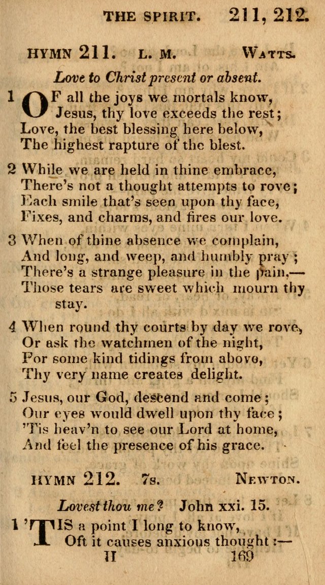 Village Hymns for Social Worship, Selected and Original: designed as a supplement to the Psalms and Hymns of Dr. Watts (6th ed.) page 171