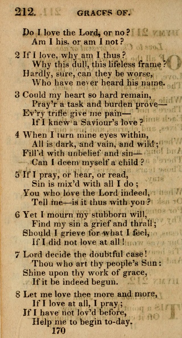 Village Hymns for Social Worship, Selected and Original: designed as a supplement to the Psalms and Hymns of Dr. Watts (6th ed.) page 172