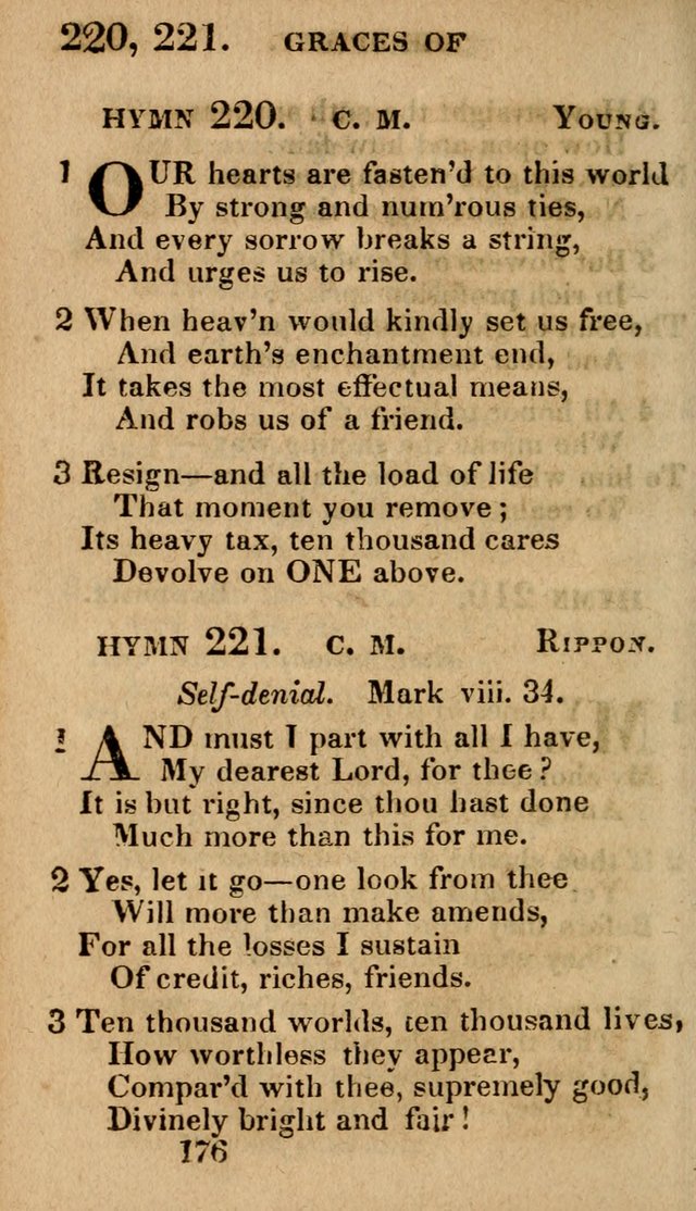 Village Hymns for Social Worship, Selected and Original: designed as a supplement to the Psalms and Hymns of Dr. Watts (6th ed.) page 178