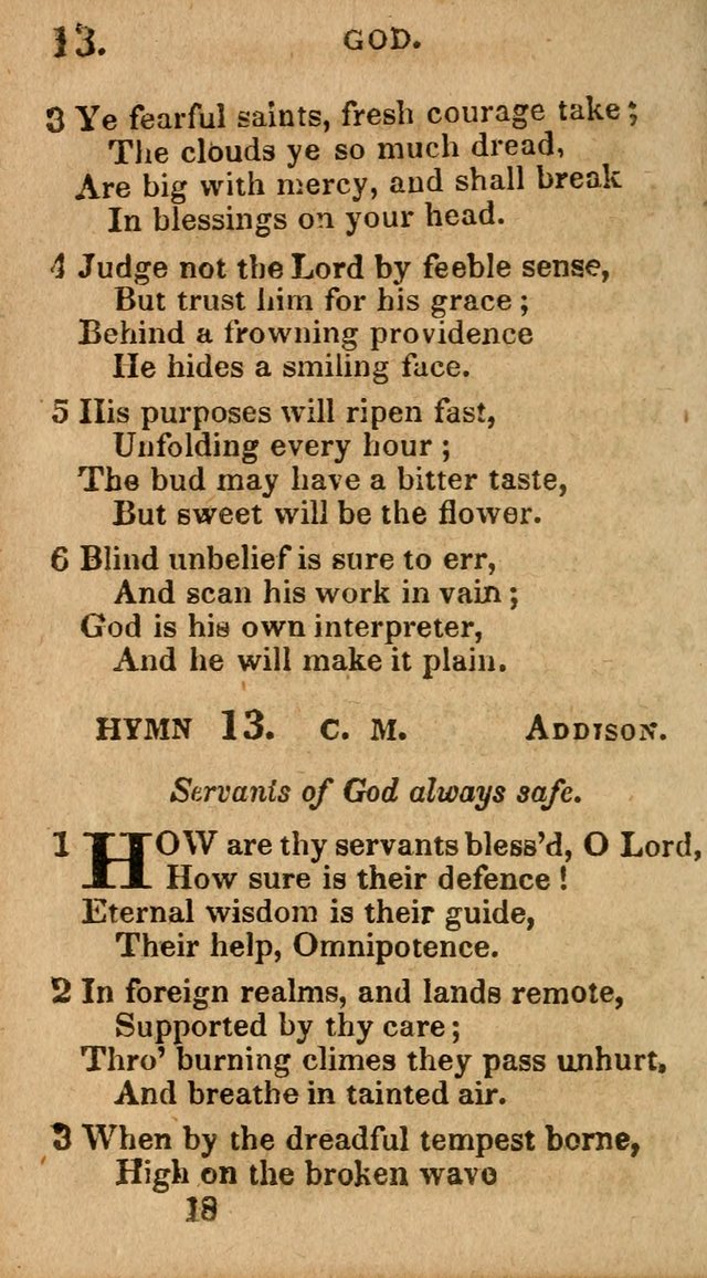 Village Hymns for Social Worship, Selected and Original: designed as a supplement to the Psalms and Hymns of Dr. Watts (6th ed.) page 18