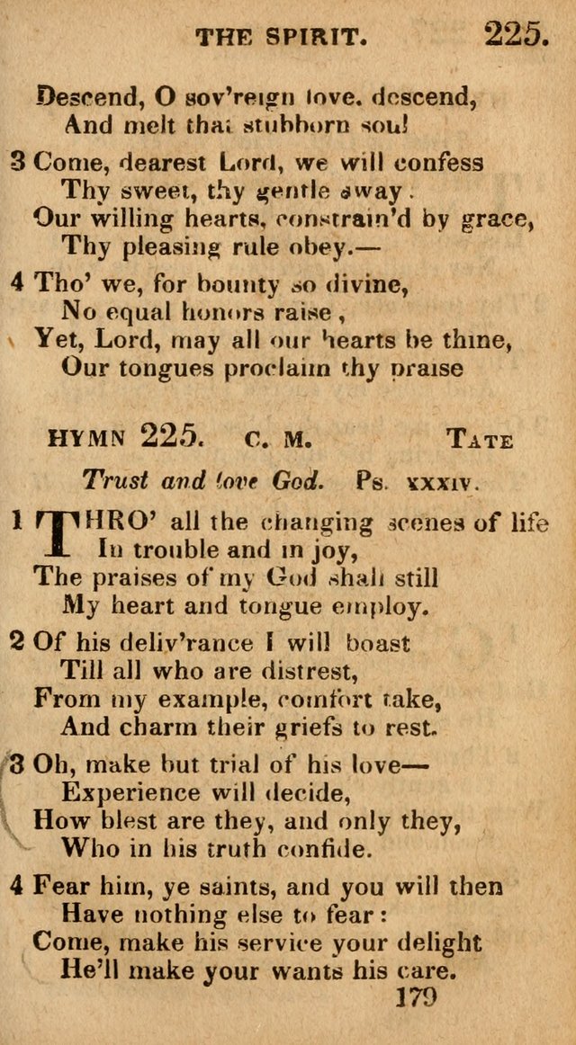 Village Hymns for Social Worship, Selected and Original: designed as a supplement to the Psalms and Hymns of Dr. Watts (6th ed.) page 181