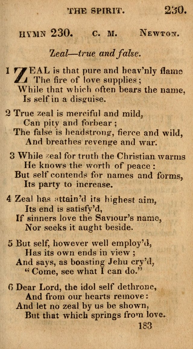 Village Hymns for Social Worship, Selected and Original: designed as a supplement to the Psalms and Hymns of Dr. Watts (6th ed.) page 185