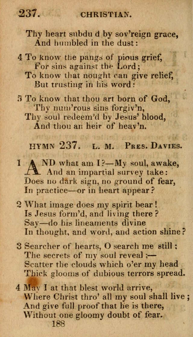 Village Hymns for Social Worship, Selected and Original: designed as a supplement to the Psalms and Hymns of Dr. Watts (6th ed.) page 190