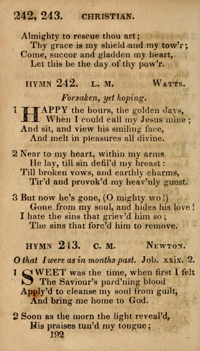 Village Hymns for Social Worship, Selected and Original: designed as a supplement to the Psalms and Hymns of Dr. Watts (6th ed.) page 194