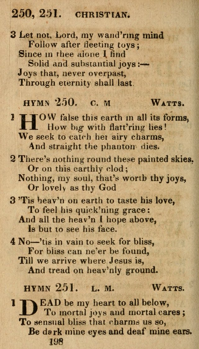 Village Hymns for Social Worship, Selected and Original: designed as a supplement to the Psalms and Hymns of Dr. Watts (6th ed.) page 200