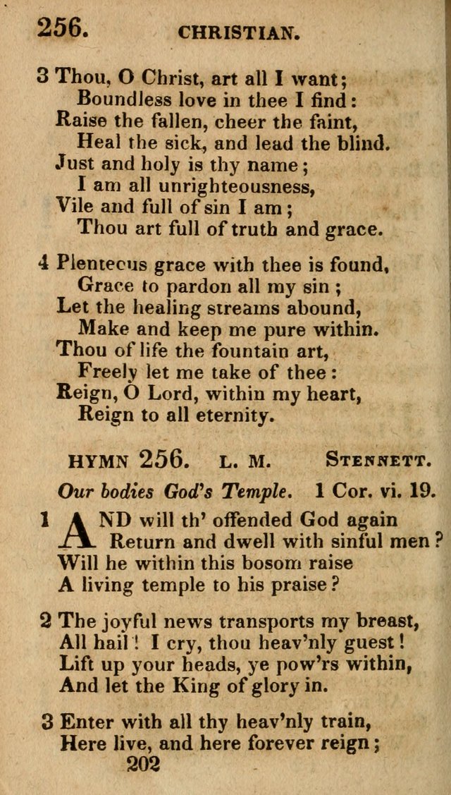 Village Hymns for Social Worship, Selected and Original: designed as a supplement to the Psalms and Hymns of Dr. Watts (6th ed.) page 204