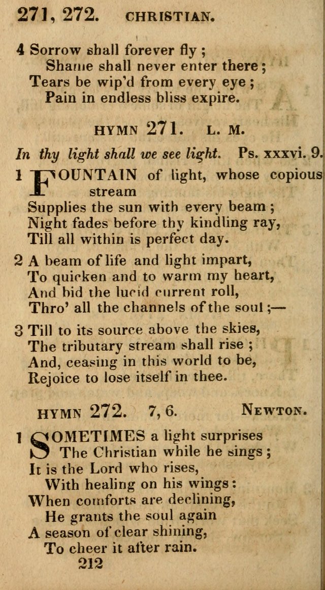 Village Hymns for Social Worship, Selected and Original: designed as a supplement to the Psalms and Hymns of Dr. Watts (6th ed.) page 214