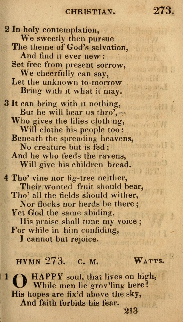 Village Hymns for Social Worship, Selected and Original: designed as a supplement to the Psalms and Hymns of Dr. Watts (6th ed.) page 215