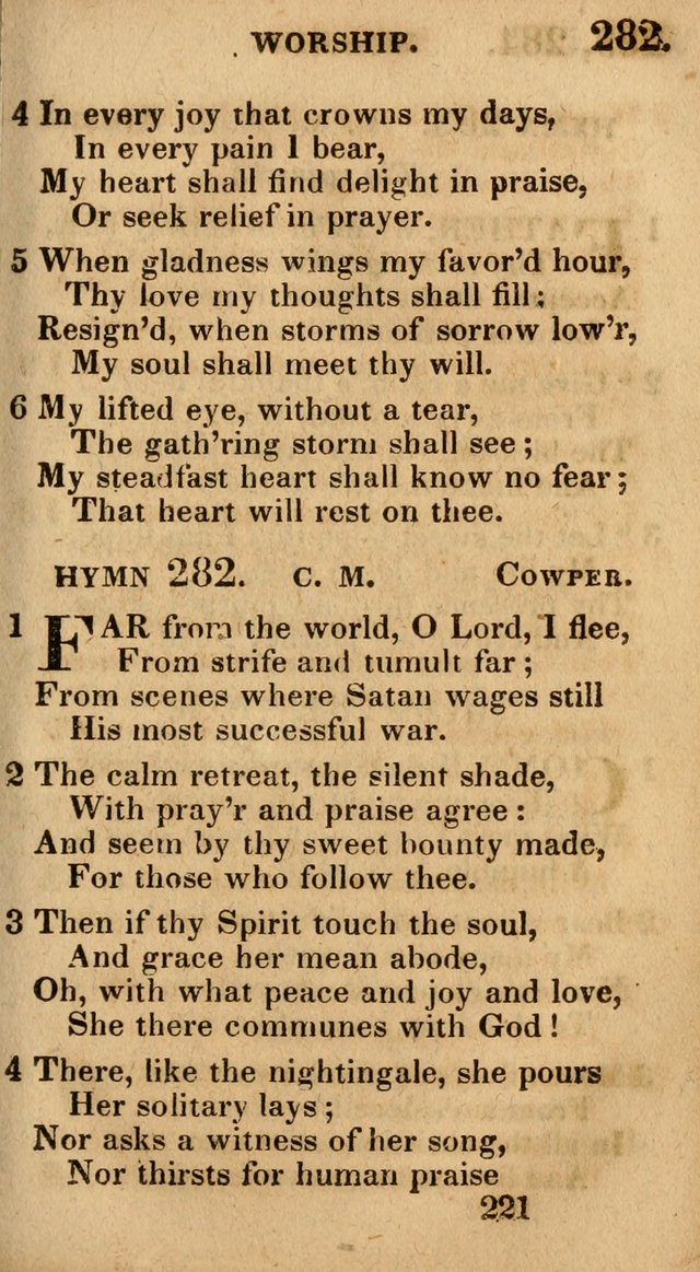 Village Hymns for Social Worship, Selected and Original: designed as a supplement to the Psalms and Hymns of Dr. Watts (6th ed.) page 223