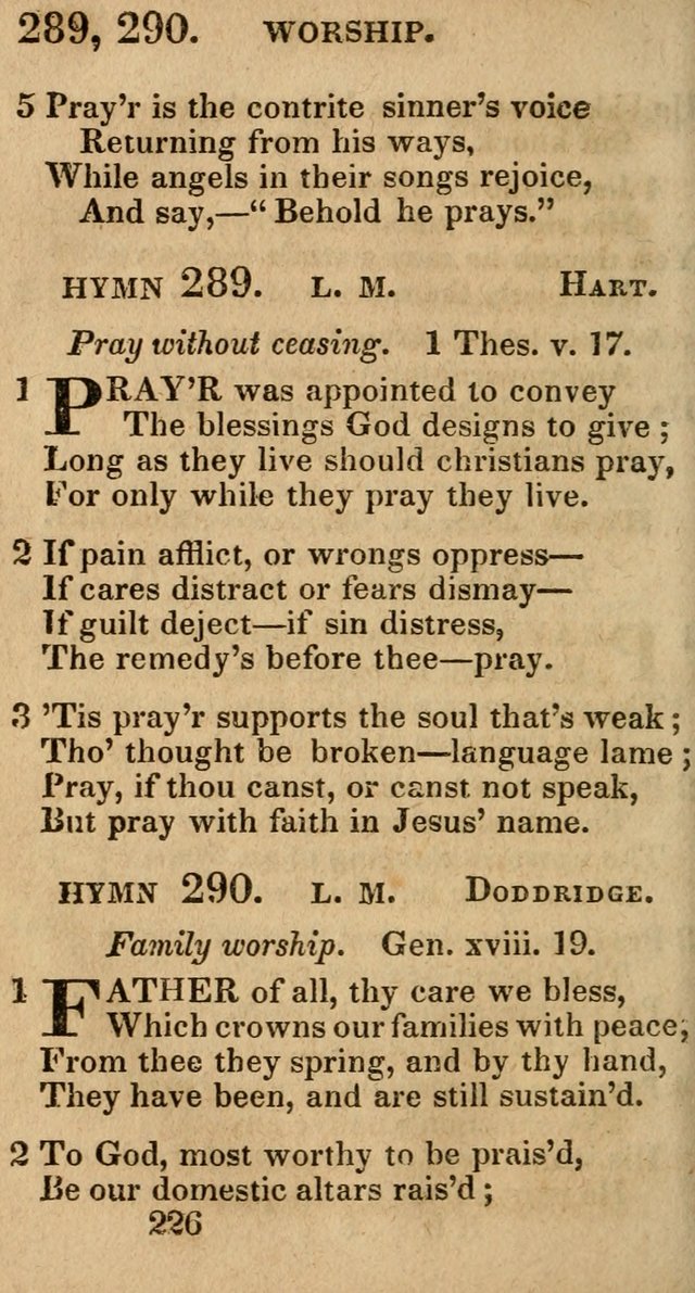 Village Hymns for Social Worship, Selected and Original: designed as a supplement to the Psalms and Hymns of Dr. Watts (6th ed.) page 228