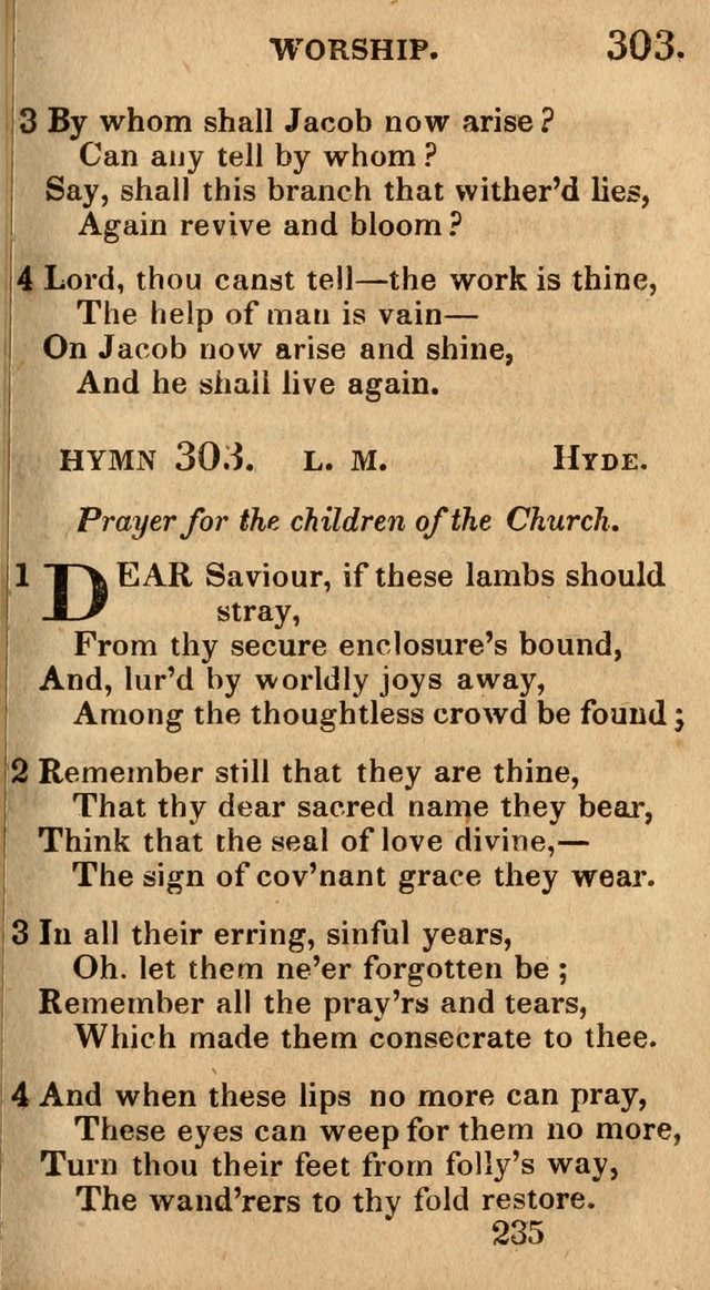 Village Hymns for Social Worship, Selected and Original: designed as a supplement to the Psalms and Hymns of Dr. Watts (6th ed.) page 237