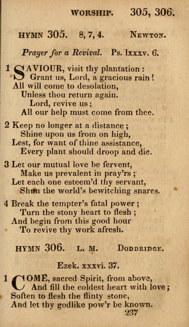 Village Hymns for Social Worship, Selected and Original: designed as a supplement to the Psalms and Hymns of Dr. Watts (6th ed.) page 241