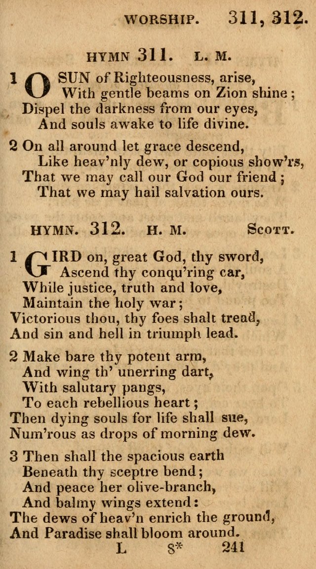 Village Hymns for Social Worship, Selected and Original: designed as a supplement to the Psalms and Hymns of Dr. Watts (6th ed.) page 245