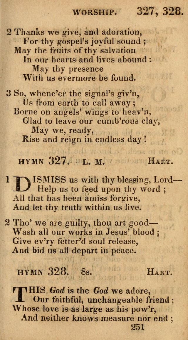 Village Hymns for Social Worship, Selected and Original: designed as a supplement to the Psalms and Hymns of Dr. Watts (6th ed.) page 255