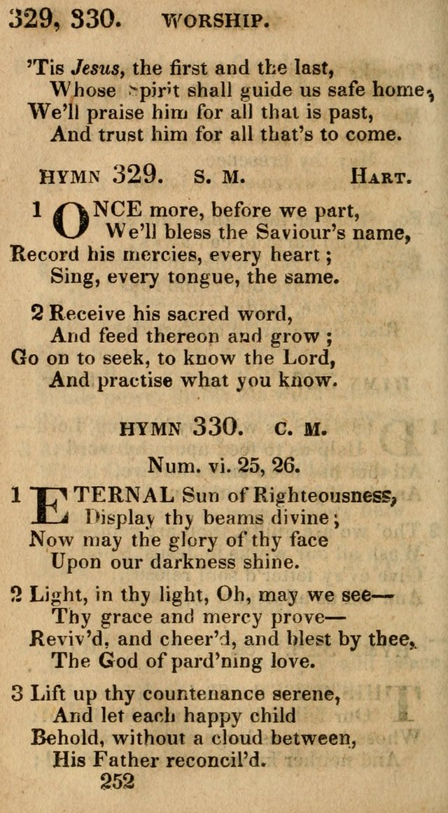 Village Hymns for Social Worship, Selected and Original: designed as a supplement to the Psalms and Hymns of Dr. Watts (6th ed.) page 256