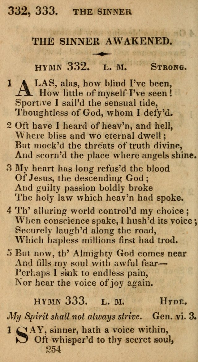 Village Hymns for Social Worship, Selected and Original: designed as a supplement to the Psalms and Hymns of Dr. Watts (6th ed.) page 258